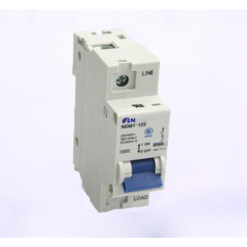 Автоматический выключатель SN NDM1-125D 1 полюс 80-100A
